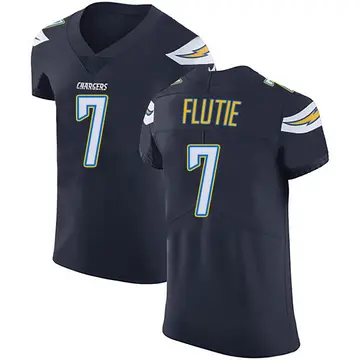 Men's Doug Flutie Los Angeles Chargers Elite Navy Blue Team Color Vapor Untouchable Jersey