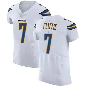 Men's Doug Flutie Los Angeles Chargers Elite White Vapor Untouchable Jersey