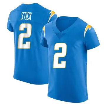 Men's Easton Stick Los Angeles Chargers Elite Blue Alternate Vapor Untouchable Jersey