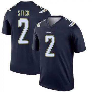 Men's Easton Stick Los Angeles Chargers Legend Navy Jersey