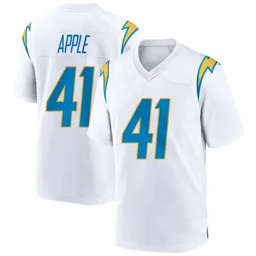 Men's Eli Apple Los Angeles Chargers Game White Jersey