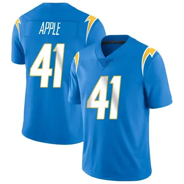 Men's Eli Apple Los Angeles Chargers Limited Blue Powder Vapor Untouchable Alternate Jersey