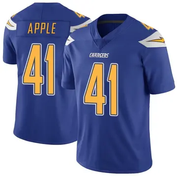 Men's Eli Apple Los Angeles Chargers Limited Royal Color Rush Vapor Untouchable Jersey