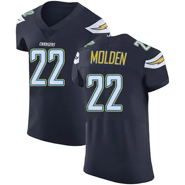 Men's Elijah Molden Los Angeles Chargers Elite Navy Blue Team Color Vapor Untouchable Jersey