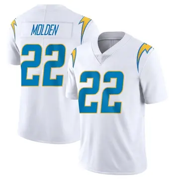 Men's Elijah Molden Los Angeles Chargers Limited White Vapor Untouchable Jersey