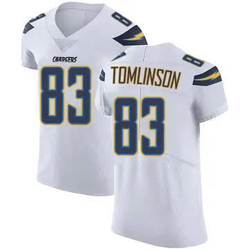 Men's Eric Tomlinson Los Angeles Chargers Elite White Vapor Untouchable Jersey