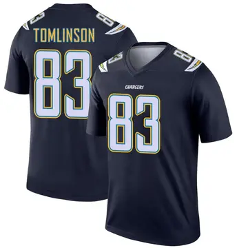 Men's Eric Tomlinson Los Angeles Chargers Legend Navy Jersey