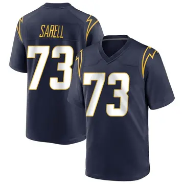 Men's Foster Sarell Los Angeles Chargers Game Navy Team Color Jersey