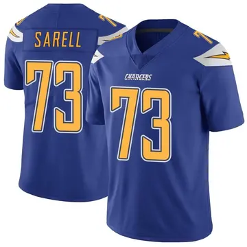 Men's Foster Sarell Los Angeles Chargers Limited Royal Color Rush Vapor Untouchable Jersey