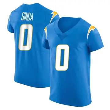 Men's Frank Ginda Los Angeles Chargers Elite Blue Alternate Vapor Untouchable Jersey