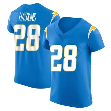 Men's Hassan Haskins Los Angeles Chargers Elite Blue Alternate Vapor Untouchable Jersey