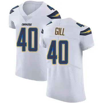 Men's Jaelen Gill Los Angeles Chargers Elite White Vapor Untouchable Jersey