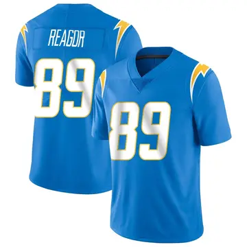 Men's Jalen Reagor Los Angeles Chargers Limited Blue Powder Vapor Untouchable Alternate Jersey