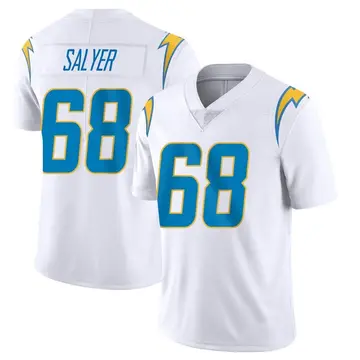 Men's Jamaree Salyer Los Angeles Chargers Limited White Vapor Untouchable Jersey