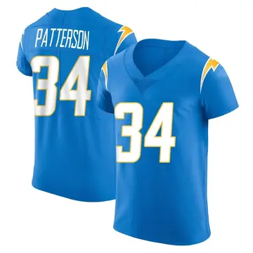 Men's Jaret Patterson Los Angeles Chargers Elite Blue Alternate Vapor Untouchable Jersey