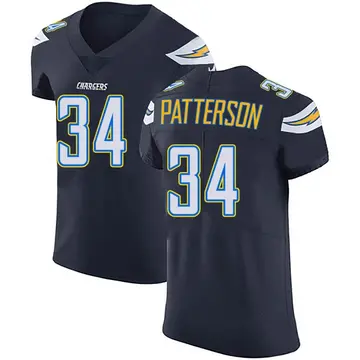 Men's Jaret Patterson Los Angeles Chargers Elite Navy Blue Team Color Vapor Untouchable Jersey