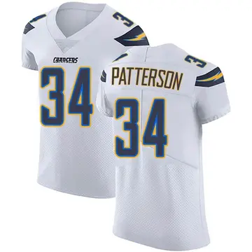 Men's Jaret Patterson Los Angeles Chargers Elite White Vapor Untouchable Jersey