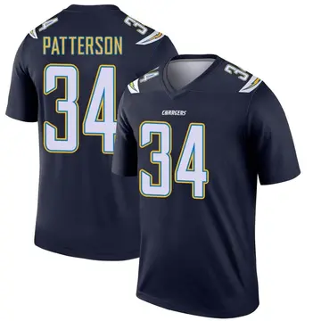 Men's Jaret Patterson Los Angeles Chargers Legend Navy Jersey