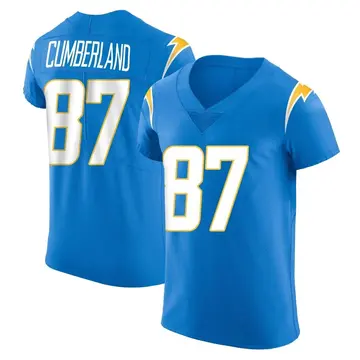 Men's Jeff Cumberland Los Angeles Chargers Elite Blue Alternate Vapor Untouchable Jersey