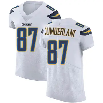 Men's Jeff Cumberland Los Angeles Chargers Elite White Vapor Untouchable Jersey