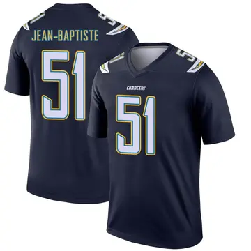 Men's Jeremiah Jean-Baptiste Los Angeles Chargers Legend Navy Jersey