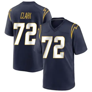 Men's Jerrod Clark Los Angeles Chargers Game Navy Team Color Jersey