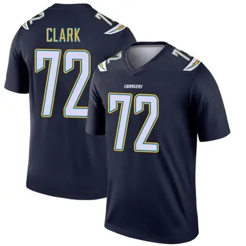 Men's Jerrod Clark Los Angeles Chargers Legend Navy Jersey