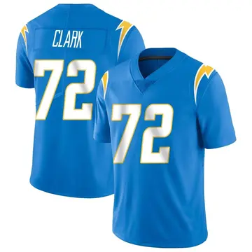 Men's Jerrod Clark Los Angeles Chargers Limited Blue Powder Vapor Untouchable Alternate Jersey