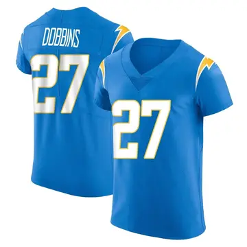 Men's J.K. Dobbins Los Angeles Chargers Elite Blue Alternate Vapor Untouchable Jersey