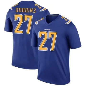 Men's J.K. Dobbins Los Angeles Chargers Legend Royal Color Rush Jersey