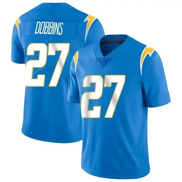 Men's J.K. Dobbins Los Angeles Chargers Limited Blue Powder Vapor Untouchable Alternate Jersey