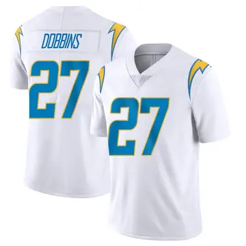 Men's J.K. Dobbins Los Angeles Chargers Limited White Vapor Untouchable Jersey