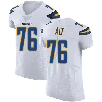 Men's Joe Alt Los Angeles Chargers Elite White Vapor Untouchable Jersey