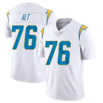 Men's Joe Alt Los Angeles Chargers Limited White Vapor Untouchable Jersey