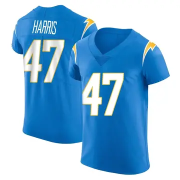 Men's Josh Harris Los Angeles Chargers Elite Blue Alternate Vapor Untouchable Jersey