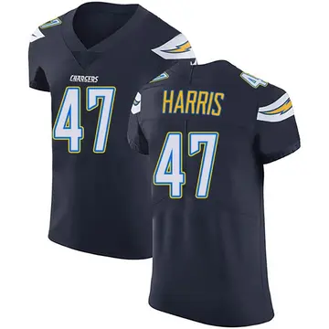 Men's Josh Harris Los Angeles Chargers Elite Navy Blue Team Color Vapor Untouchable Jersey