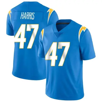 Men's Josh Harris Los Angeles Chargers Limited Blue Powder Vapor Untouchable Alternate Jersey