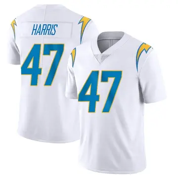 Men's Josh Harris Los Angeles Chargers Limited White Vapor Untouchable Jersey