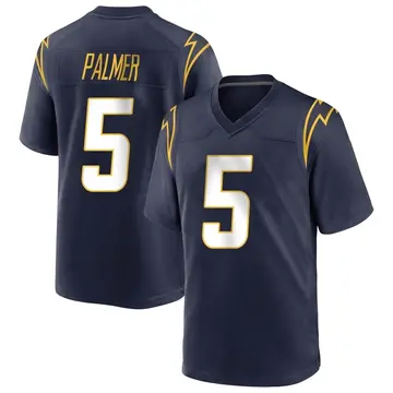 Men's Joshua Palmer Los Angeles Chargers Game Navy Team Color Jersey