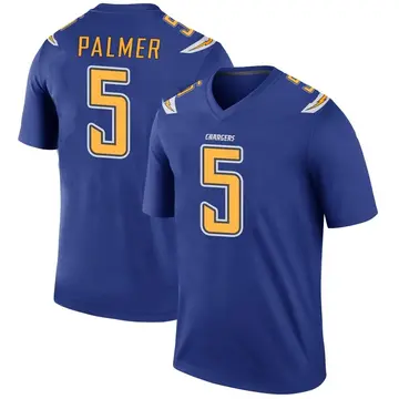 Men's Joshua Palmer Los Angeles Chargers Legend Royal Color Rush Jersey