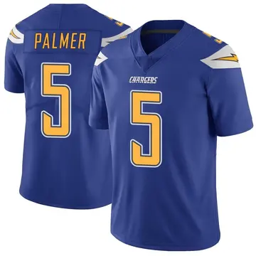 Men's Joshua Palmer Los Angeles Chargers Limited Royal Color Rush Vapor Untouchable Jersey