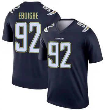 Men's Justin Eboigbe Los Angeles Chargers Legend Navy Jersey