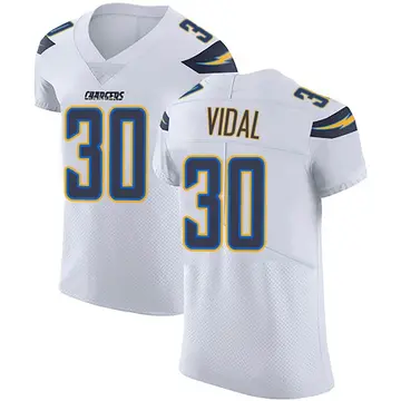 Men's Kimani Vidal Los Angeles Chargers Elite White Vapor Untouchable Jersey