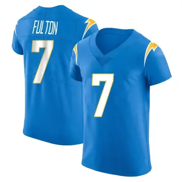 Men's Kristian Fulton Los Angeles Chargers Elite Blue Alternate Vapor Untouchable Jersey