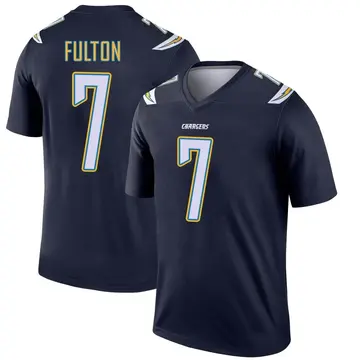 Men's Kristian Fulton Los Angeles Chargers Legend Navy Jersey