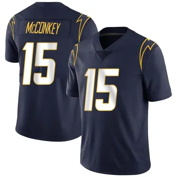 Men's Ladd McConkey Los Angeles Chargers Limited Navy Team Color Vapor Untouchable Jersey