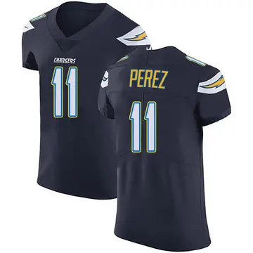 Men's Luis Perez Los Angeles Chargers Elite Navy Blue Team Color Vapor Untouchable Jersey