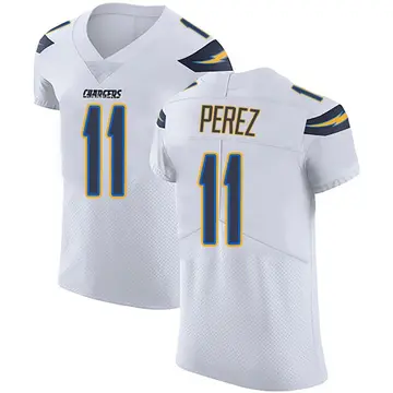 Men's Luis Perez Los Angeles Chargers Elite White Vapor Untouchable Jersey