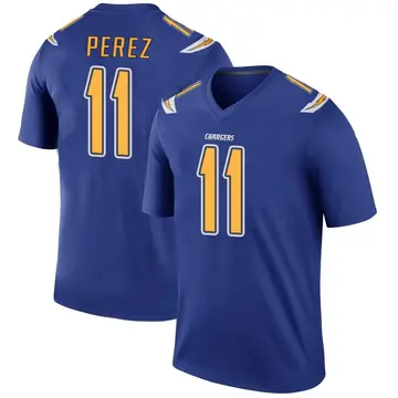 Men's Luis Perez Los Angeles Chargers Legend Royal Color Rush Jersey