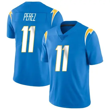 Men's Luis Perez Los Angeles Chargers Limited Blue Powder Vapor Untouchable Alternate Jersey